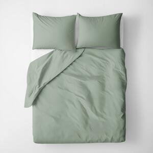 Goldea bavlnené posteľné obliečky - šalvejovo zelené 140 x 200 a 70 x 90 cm