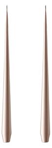 Sviečka Taper 32 cm – 94 Champagne Metallic – sada 2 ks