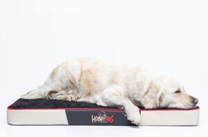 Matrac pre psa PREMIUM XL hnedý, s béžovou ekokožou