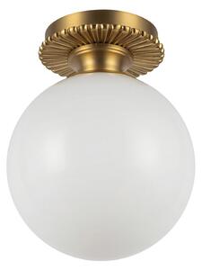 Stropné Lampa Elstead, Otis, stmievateľné, Zlatá / Mosadz, Kúpeľňa, Sklo, Vintage
