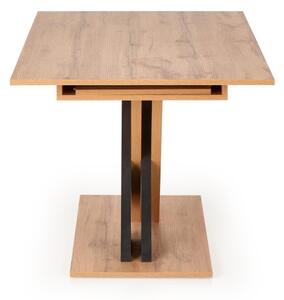 Rozkladací jedálenský stôl DROM 130/175x85 cm dub wotan/čierna