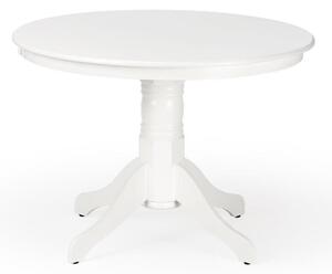 Jedálenský stôl KOTI priemer 106 cm biely