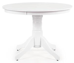 Jedálenský stôl KOTI priemer 106 cm biely
