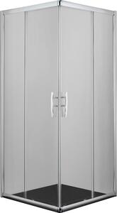 ROHOVÝ VSTUP, chrómová, 90/200/90 cm XXXL - Sprchové kúty, Online Only