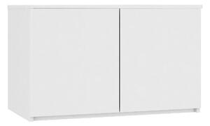 Ak furniture Nástavec na skriňu Star 90 cm biely