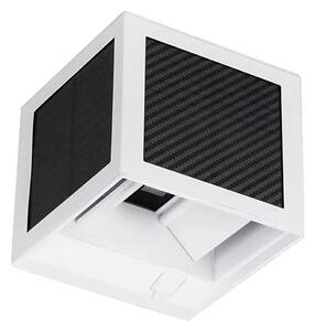 LED solárne nástenné svietidlo so senzorom LED/9W/3,7V 3000/4000/6000K IP65 2600 mAh biele
