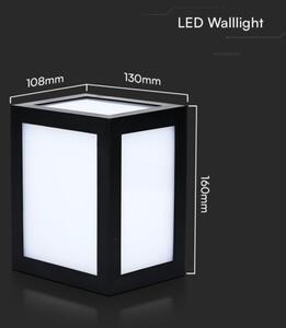 LED vonkajšie nástenné svietidlo 12W/230V 6400K IP65 čierne