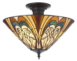 Endon 111905 - Prisadený luster Tiffany HECTOR 3xE27/10W/230V, priemer 40 cm