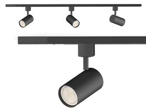 Philips - Bodové svietidlo v lištovom systéme EASYLINK 3xGU10/7W/230V 1m čierne