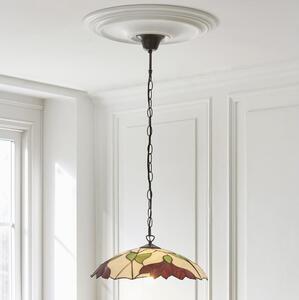 Endon 112246 - Luster na reťazi Tiffany BOTANICA 1xE27/60W/230V priemer 45 cm