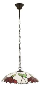 Endon 112246 - Luster na reťazi Tiffany BOTANICA 1xE27/60W/230V priemer 45 cm