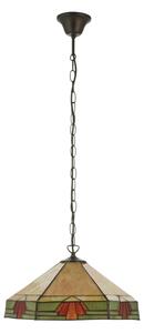 Endon 111989 - Luster na reťazi Tiffany NEVADA 3xE27/10W/230V pr. 40 cm