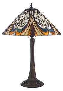 Endon 112185 - Stolná lampa Tiffany HECTOR 1xE27/10W/230V priemer 40 cm