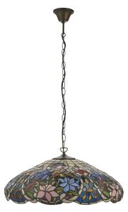 Endon 112193 - Luster na reťazi Tiffany SULLIVAN 3xE27/60W/230V, priemer 57 cm