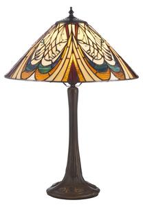 Endon 112185 - Stolná lampa Tiffany HECTOR 1xE27/10W/230V priemer 40 cm