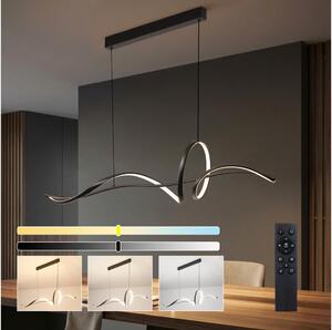Brilagi - stmievateľný LED luster na lanku SIGNATURE LED/55W/230V 120x23 cm čierny + DO