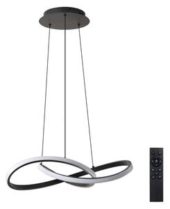 Brilagi - Stmievateľný LED luster na lanku INFINITY LED/55W/230V 50x50 cm čierny + DO