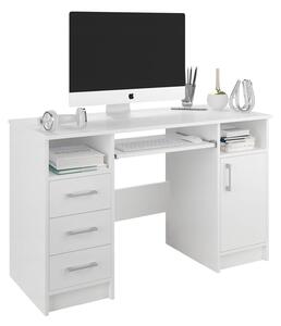 Písací stôl Cali N11 - biela