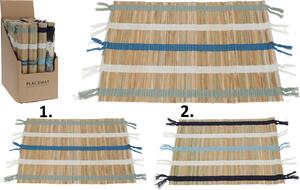 Prestieranie - podložka bambus pásikavý vzor v dvoch farebných prevedeniach 35 x 45 cm 43067