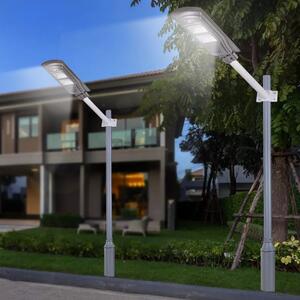 Bezdoteku LEDSolar verejne osvetlenie pouličná lampa 20W, so senzorom, bezdrôtové, iPRO, studená farba
