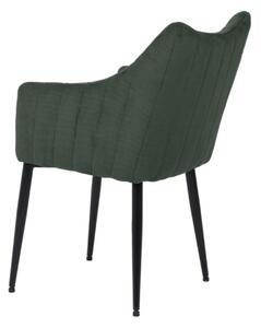 Jedálenská stolička WESTON zelená/čierna