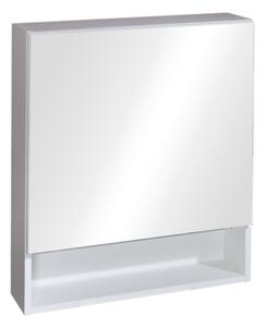 Zrkadlová skrinka Naturel Vario 60x68,6 cm lamino biela VARIOGBI