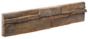 Obklad Stones Bedrock brown 11,7x55 cm reliéfna BEDROCKBR