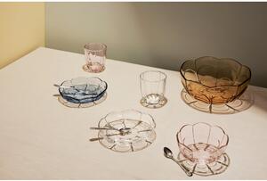 Svetlomodré dezertné sklenené taniere v súprave 2 ks ø 16 cm Lily - Holmegaard