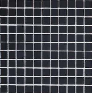 Sklenená mozaika Premium Mosaic černá 30x30 cm lesk MOS25BK