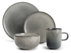Kameninová jedálenská súprava 16 ks pre 4 osoby Meridian – Salt&Pepper