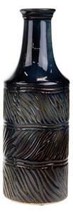 DekorStyle Keramická váza Feya 39 cm tmavomodrá
