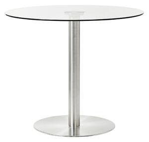 Okrúhly jedálenský stôl so sklenenou doskou ø 90 cm Metropolitan – Premier Housewares