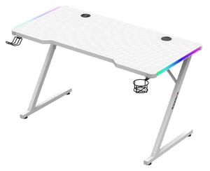 PC stolík Hyperion 2.5 (biela + viacfarebná) (s LED osvetlením). Vlastná spoľahlivá doprava až k Vám domov. 1087504