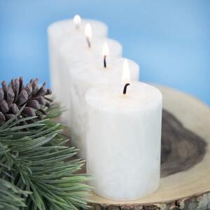 Adventné sviečky biele - 4ks