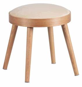 Stolička a odkladací stolík Laurie – prírodná 38 × 38 × 38 cm