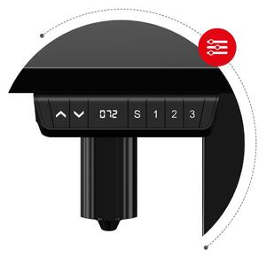 Rohový PC stolík Hyperion 9.1 (čierna). Vlastná spoľahlivá doprava až k Vám domov. 1087529