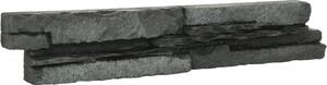 Obklad Vaspo kameň čierna 6,7x37,5 cm reliéfna V53201