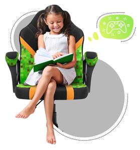 Detská herná stolička Rover 1 (čierna + zelená). Vlastná spoľahlivá doprava až k Vám domov. 1087540