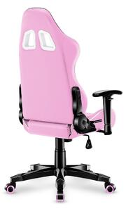 Detská herná stolička Rover 6 (biela + ružová). Vlastná spoľahlivá doprava až k Vám domov. 1087546