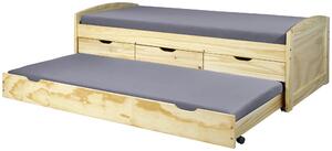 VÝSUVNÁ POSTEĽ, 90/200 cm, farba borovice MID.YOU - Online Only detský nábytok, Online Only