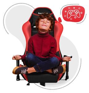 Detská herná stolička Rover 6 (čierna + červená). Vlastná spoľahlivá doprava až k Vám domov. 1087548