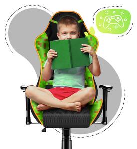 Detská herná stolička Rover 6 (čierna + zelená). Vlastná spoľahlivá doprava až k Vám domov. 1087547