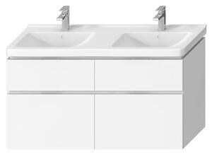 Kúpeľňová skrinka pod umývadlo Jika Cubito 128x46,7x68,3 cm biela H40J4274025001