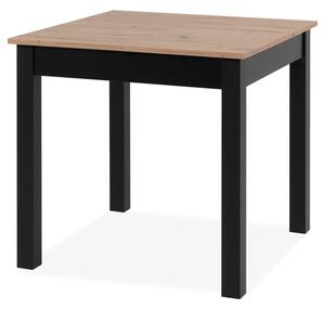 Jedálenský stôl BUD 80 dub artisan/čierna