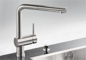 Drezová batéria Blanco LINUS - S s vyťahovacou sprškou chróm 512402
