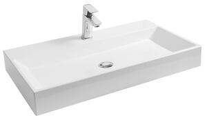 Umývadlo Ravak Natural 80x45 cm otvor pre batériu, bez prepadu NATURUM0800