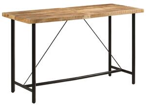 Barový stôl 180x70x107 cm masívne mangové drevo a železo