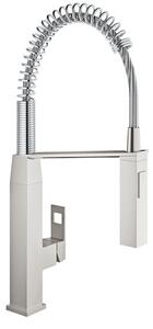 Drezová batéria GROHE Eurocube s otočným ramienkom supersteel 31395DC0