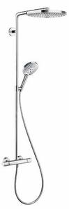 Sprchový systém Hansgrohe Raindance Select S na stěnu s termostatickou batériou chróm 27133000