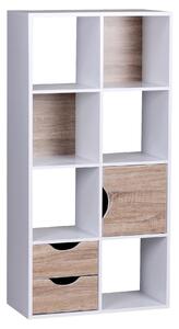 REGÁL, biela, farba duba, 60/120/29 cm MID.YOU - Regály, Online Only